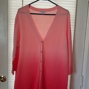 Isaac Mizrahilive Sz L Sweater Pink